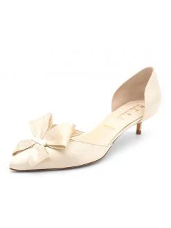 Something Bleu Cliff D'Orsay Kitten Heel