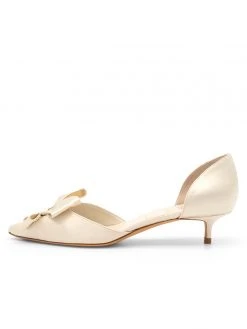 Something Bleu Cliff D'Orsay Kitten Heel