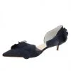 Something Bleu Bunty D'Orsay Kitten Heel