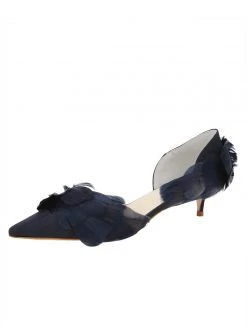 Something Bleu Bunty D'Orsay Kitten Heel