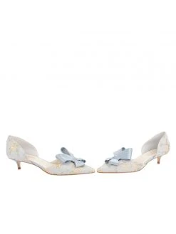 Something Bleu Cliff D'Orsay Kitten Heel