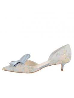 Something Bleu Cliff D'Orsay Kitten Heel