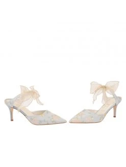 Something Bleu Bridal Elvie Pointed Toe Pump